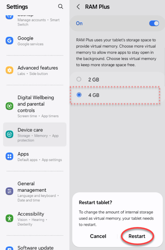 Android-Settings-Device Care-Memory-RAM Plus-4 GB-Restart.png