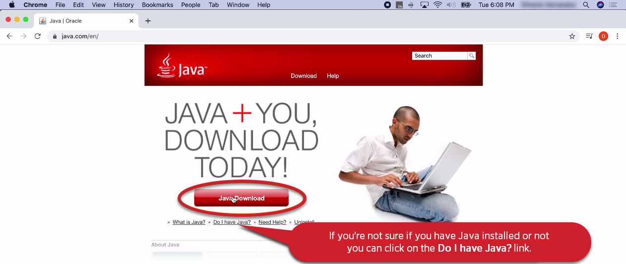 Mac-Java-download-button