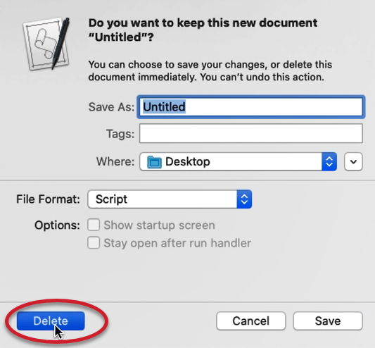 Mac-script-delete