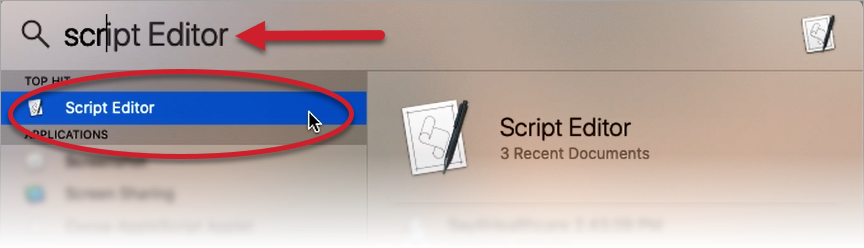 Mac-search-script-editor