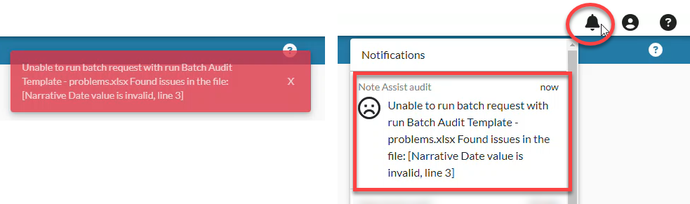 NoteAssist-batch-audit-unable-to-run-error