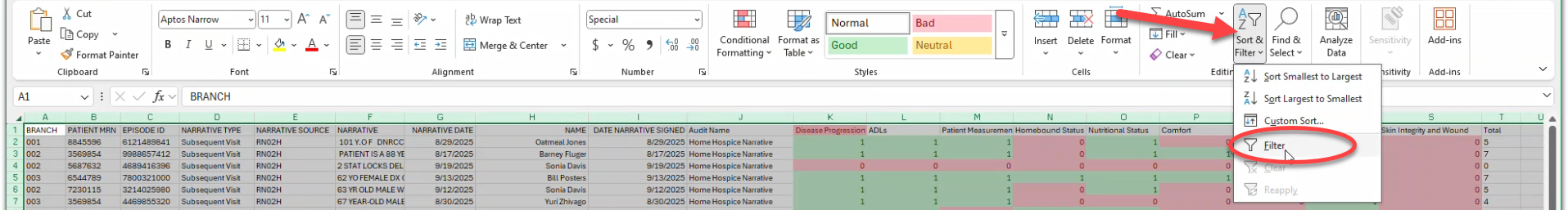 NoteAssistQA-ANALYSIS-add-filter.png