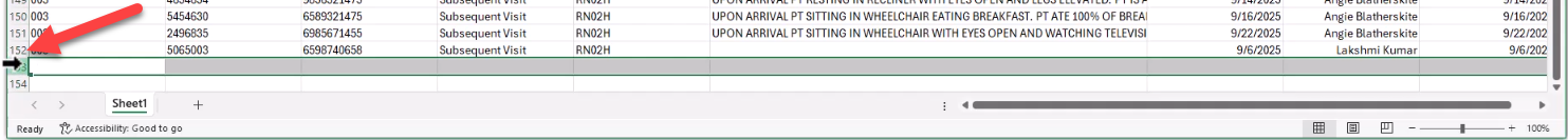 NoteAssistQA-select-first-empty-row.png