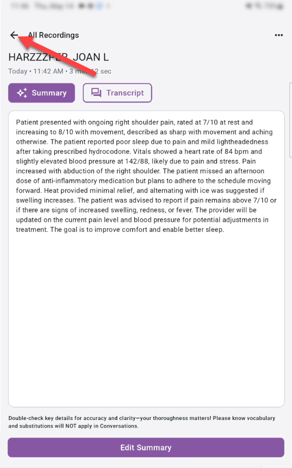 Voice-Android-VoiceAssistant-PatientVisit-Summary-tab-back-All-Recordings.png