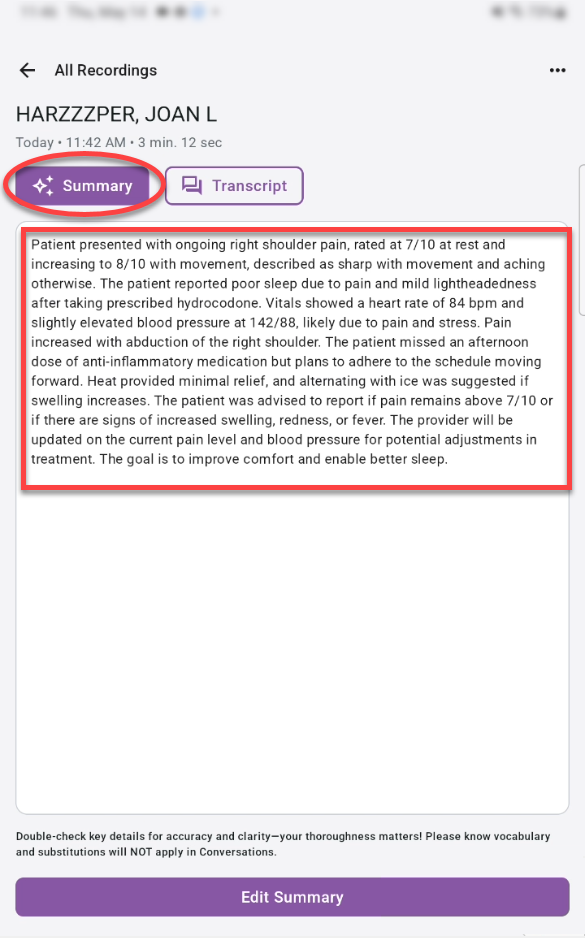 Voice-Android-VoiceAssistant-PatientVisit-Summary-tab.png