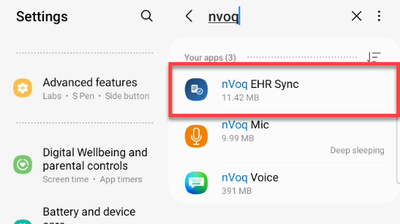 Voice-Android-nVoq EHR Sync-Accessibility-Settings-Apps-nvoq.png