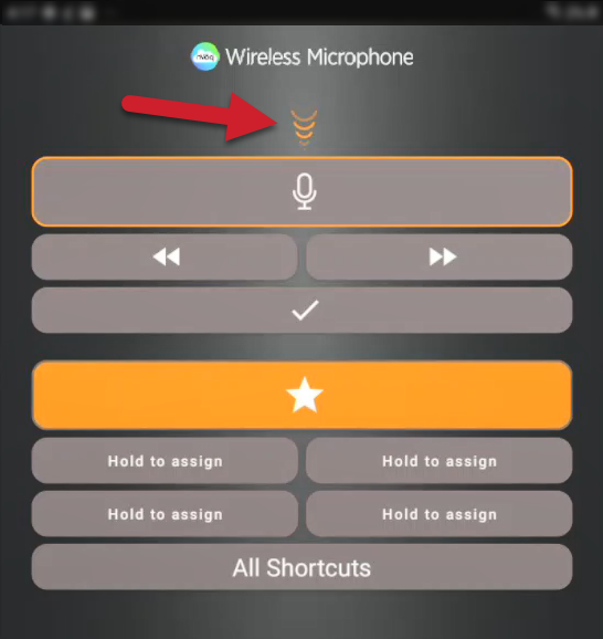 android-wmic-voice-shortcut-audio-meter
