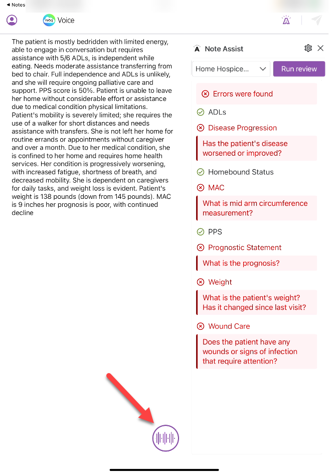iOSMV-NoteAssist-end-dictation-run review.png