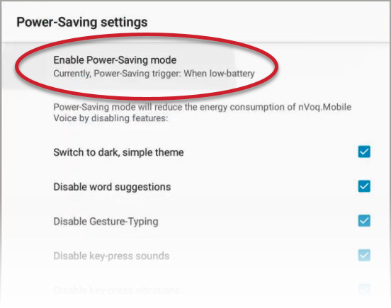 open-enable-power-saving-mode