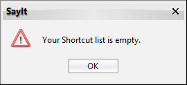 sayit-error_shortcut_list-empty