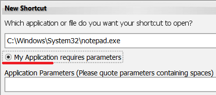 shortcut_app_params