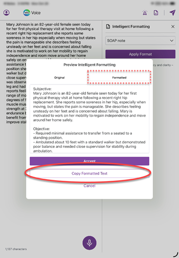 voice-iOS-IntelligentFormatting-Preview-SOAP-IF-Copy-Formatted-Text.png