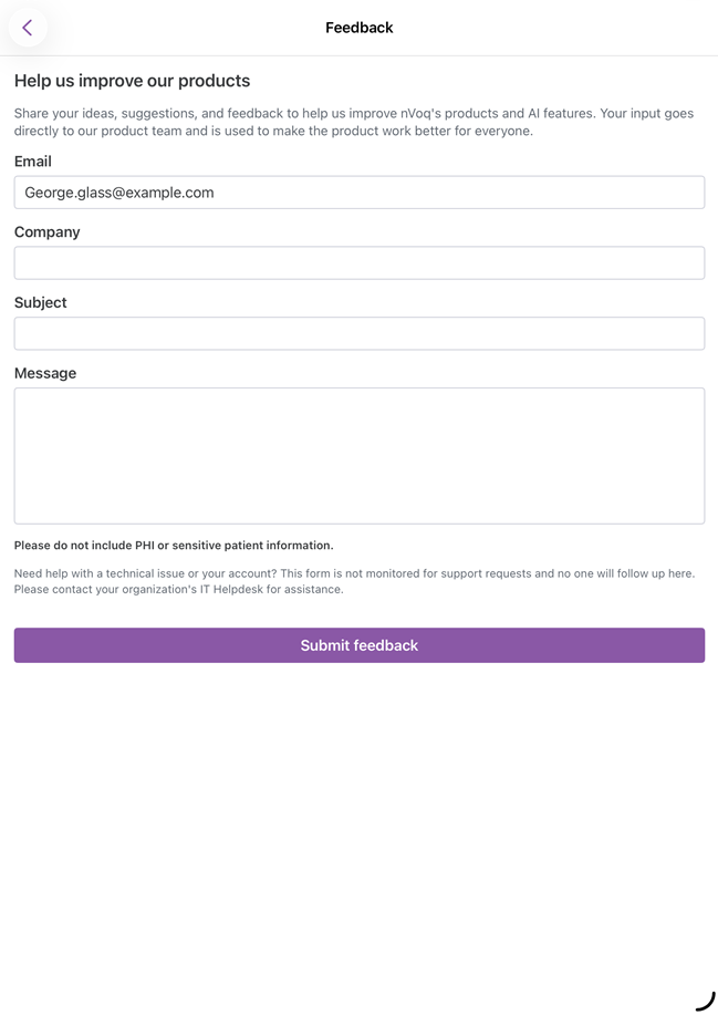 voice-iOS-QuickAccess-feedback-form.PNG