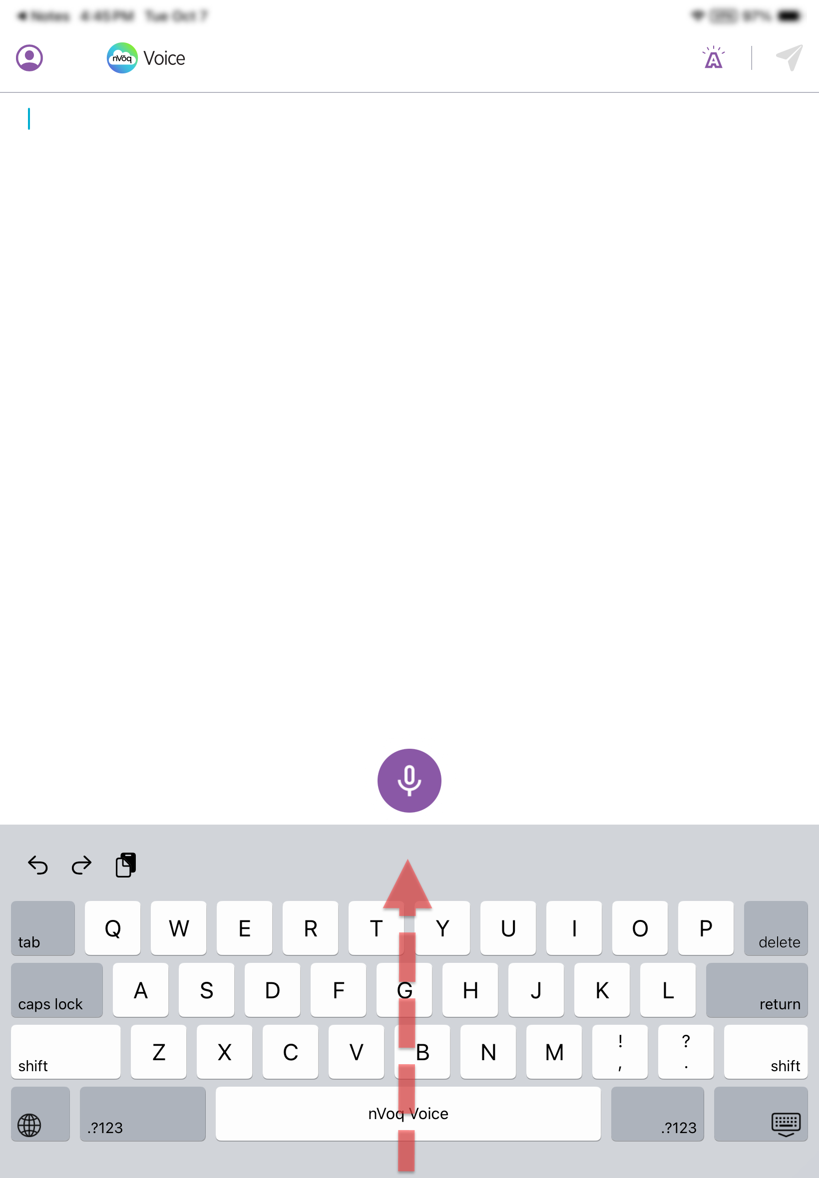 voice-iOS-SignIn-swipe-up-on-dictation-screen.PNG