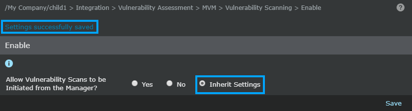 Changes Updated message