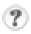 A question mark icon indicating a help or information feature in a user interface.