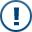 Blue circular information icon