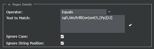 Regular Expression details