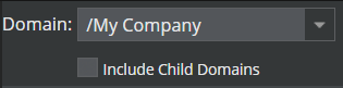 View data specific to admin domain