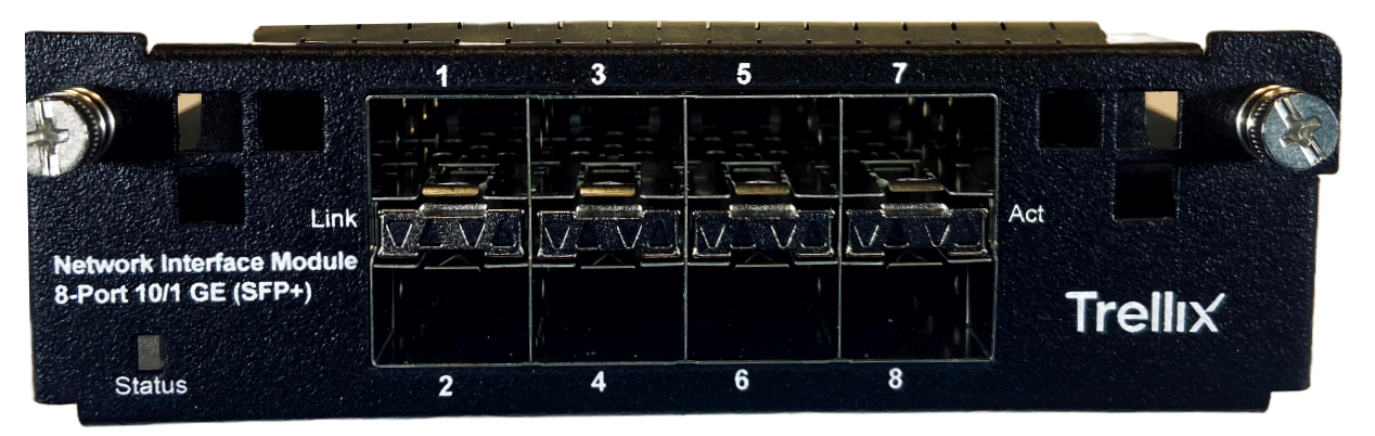 8-port SFP/SFP+ 1/10 Gigabit interface module