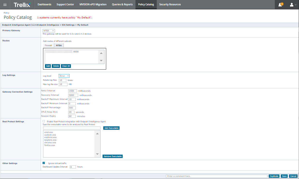 General Settings tab
