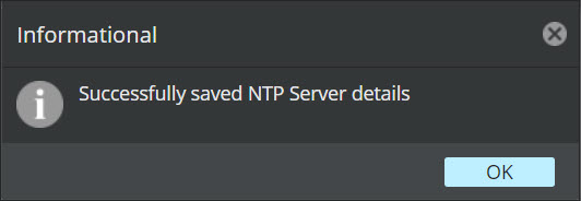 NTP: Save notification