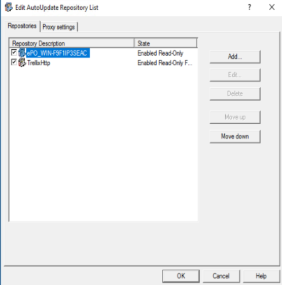 Edit AutoUpdate Repository List