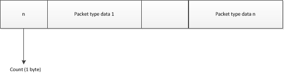 Packet type data block