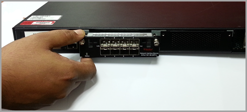 Install an interface module