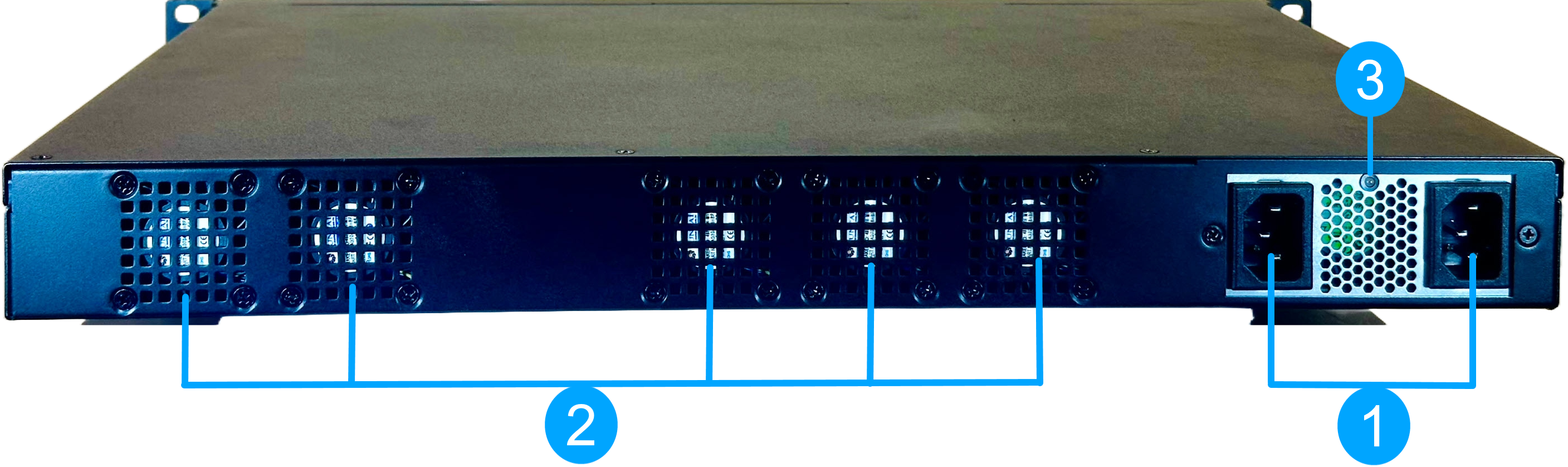 Sensor rear panel
