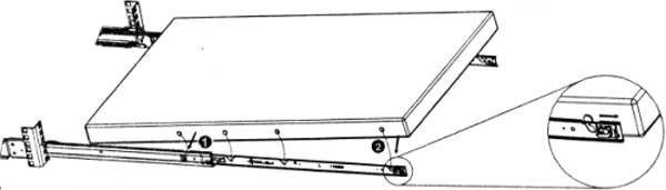 Install the appliance to rail