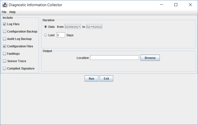 Running selected files