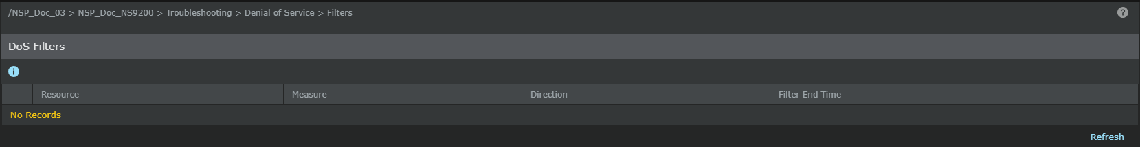 Add DoS Filter