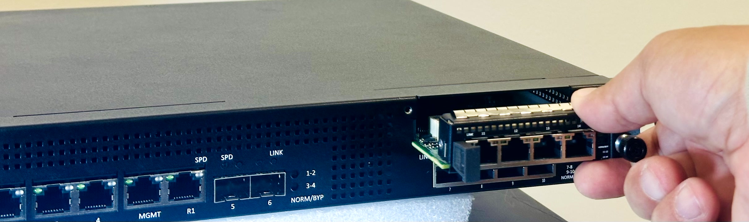 Install an interface module