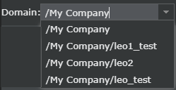 Domain option