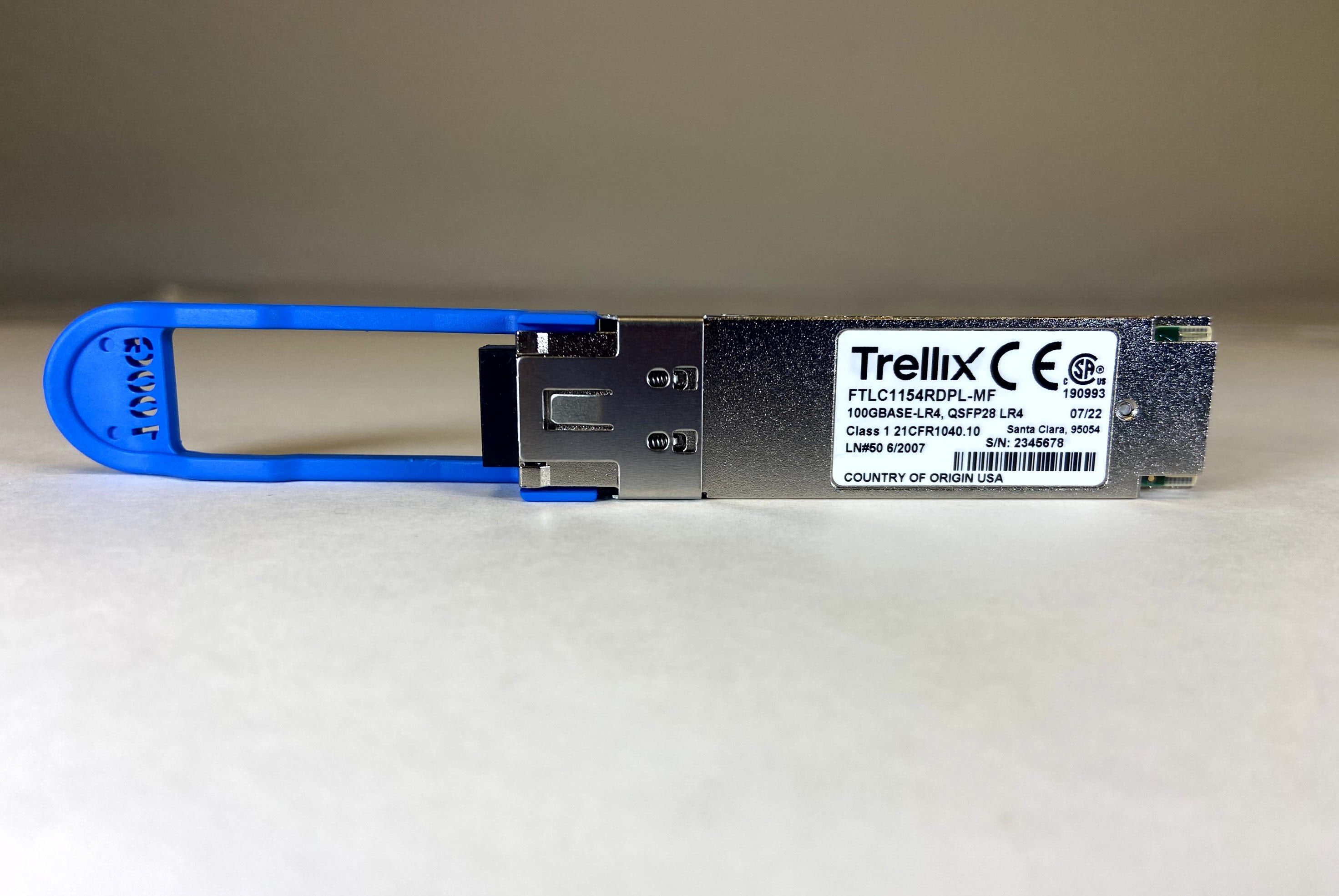 1310nm QSFP28 transceiver module