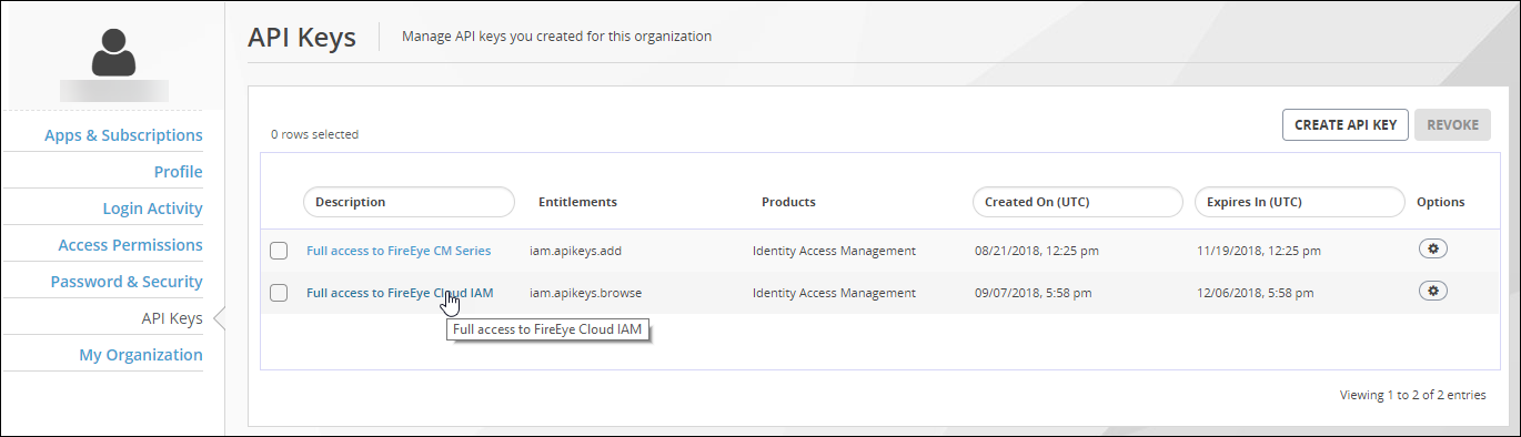 CloudIAM_MyAPIKeys_ViewList.png