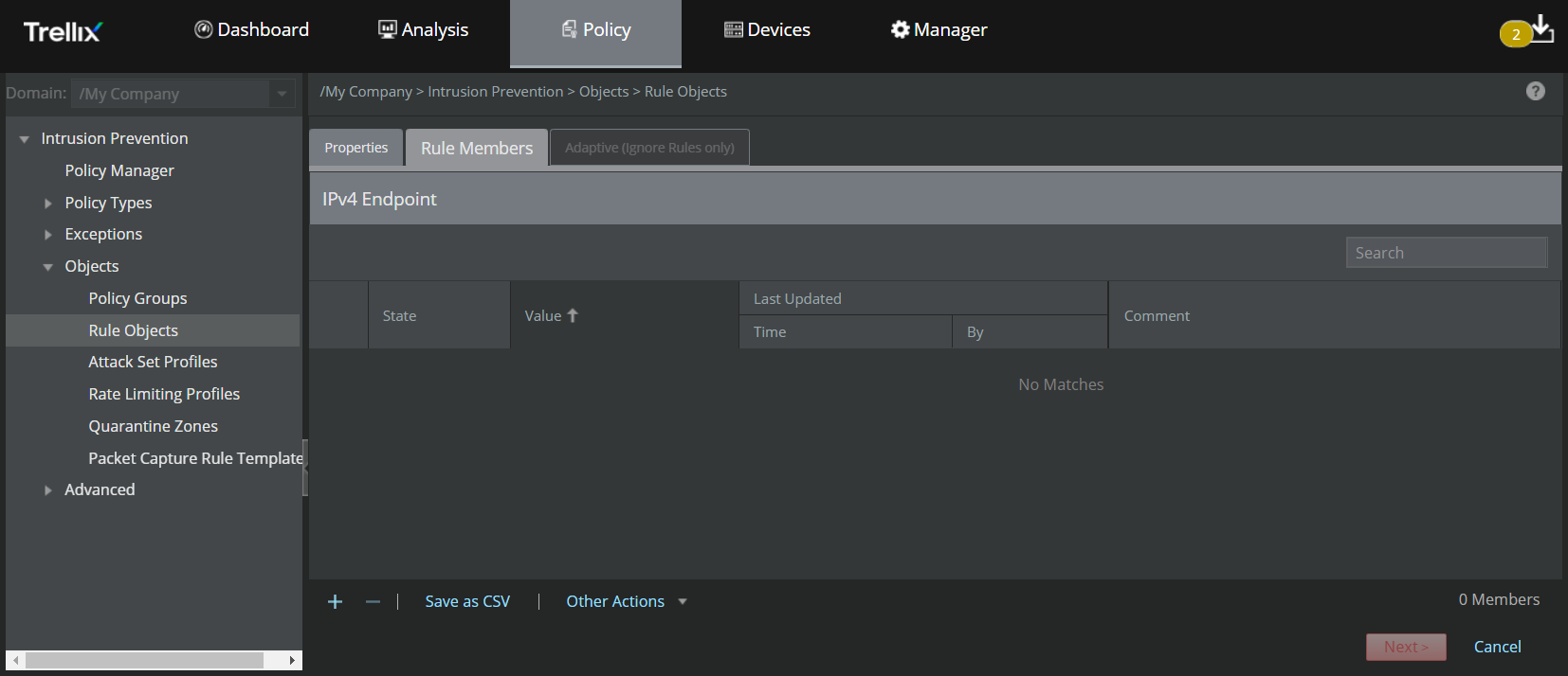 Add Rule Members