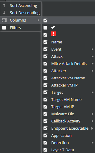 Filtering alerts