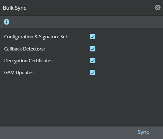 Bulk Sync