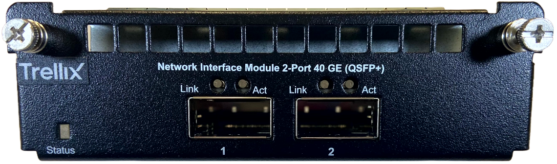 2-port QSFP+ 40 Gigabit interface module