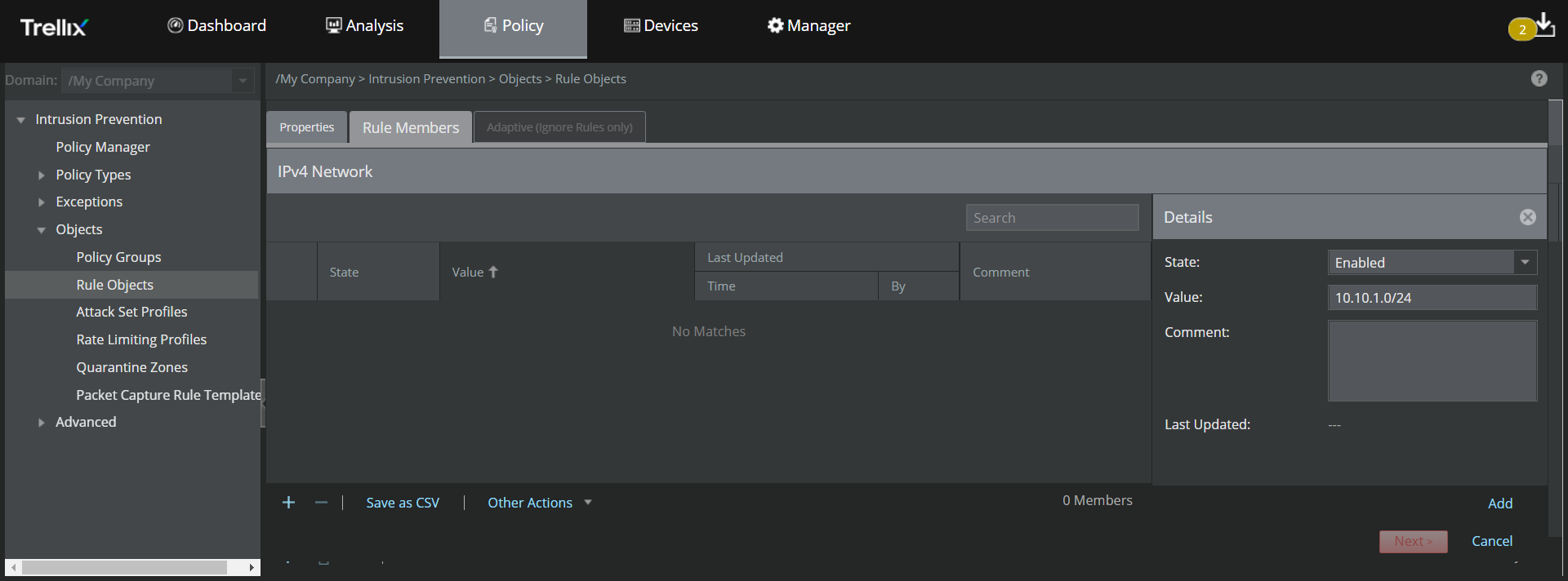 Add individual IP CIDR block