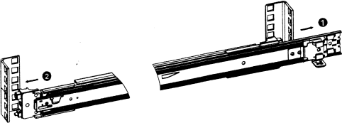 Install rail to rack