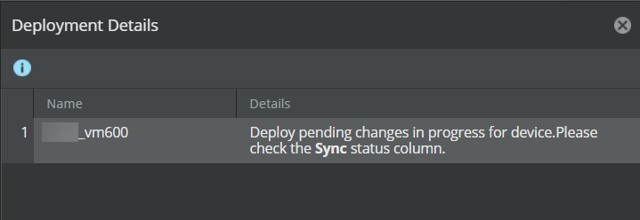 Deployment Details