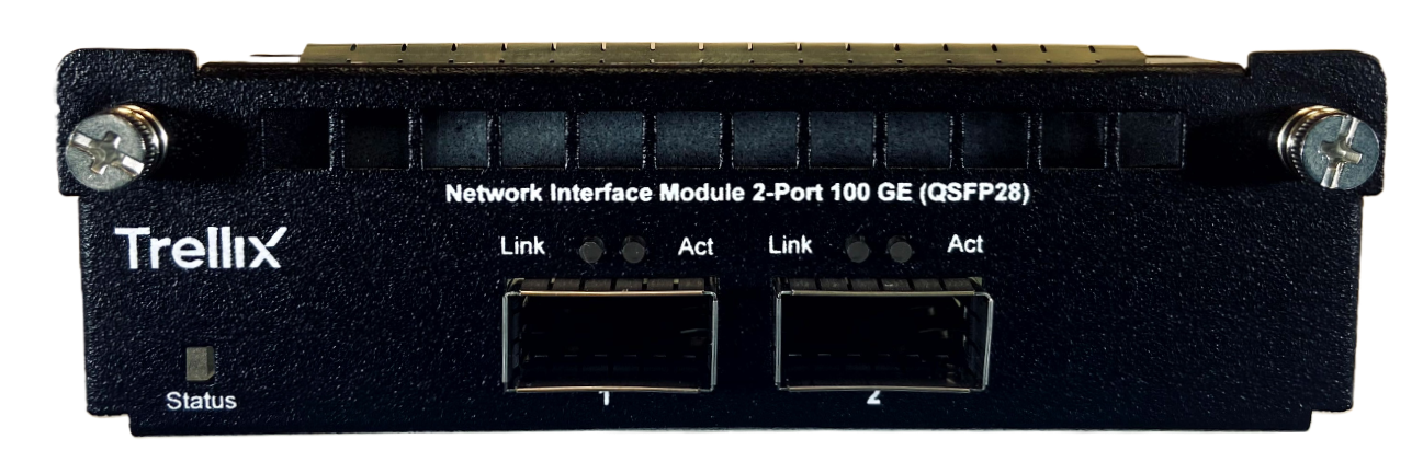 2-port QSFP28 100 Gigabit interface module