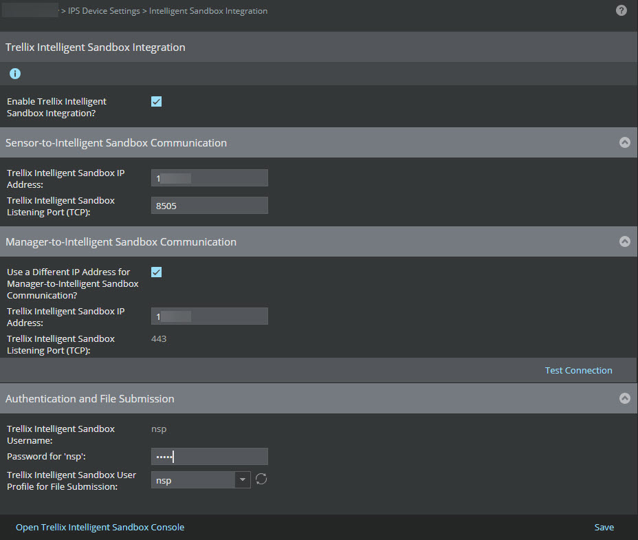 Enabling the integration for an admin domain