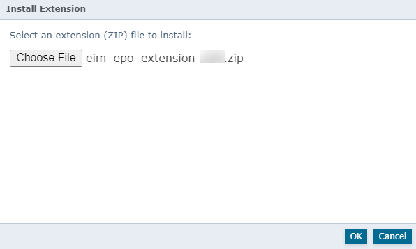 Installing Endpoint Intelligence Management extension