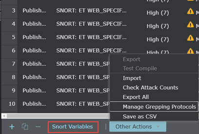 File menu