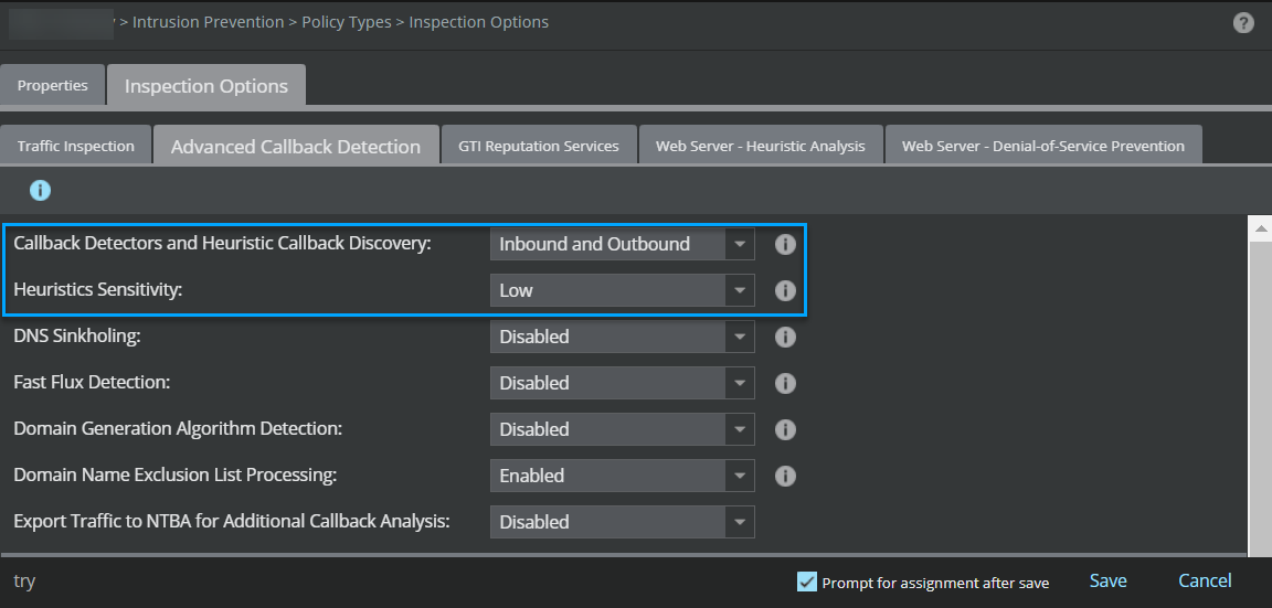 C&C detection (HTTP-based) and heuristic analysis