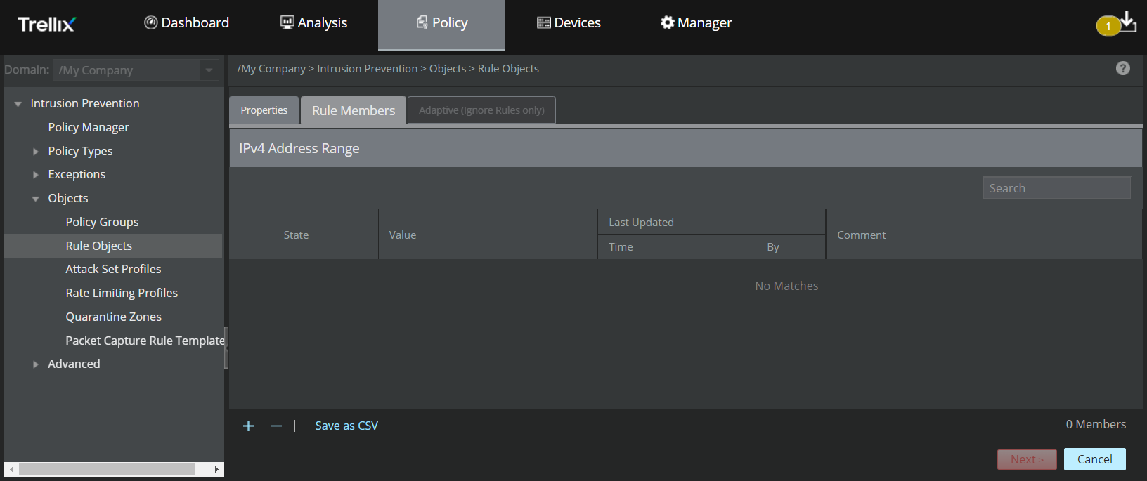 Add Rule Members